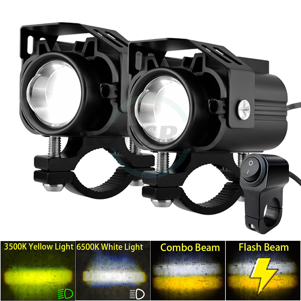 Badminton Flash - Auxiliary Led Lights For Motorcycle Headlights