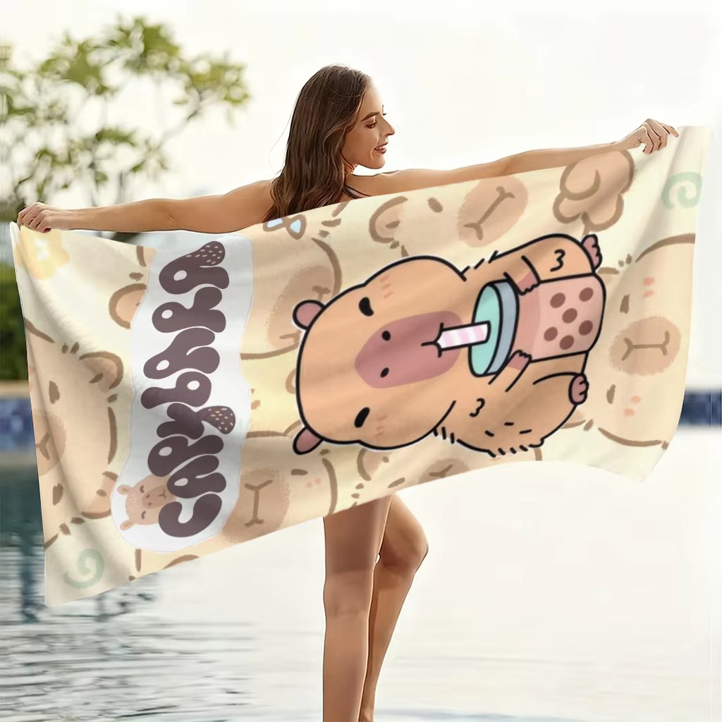 Capybara Cartoon Quick-Drying  - Towel Small Sport ulasan dan harga