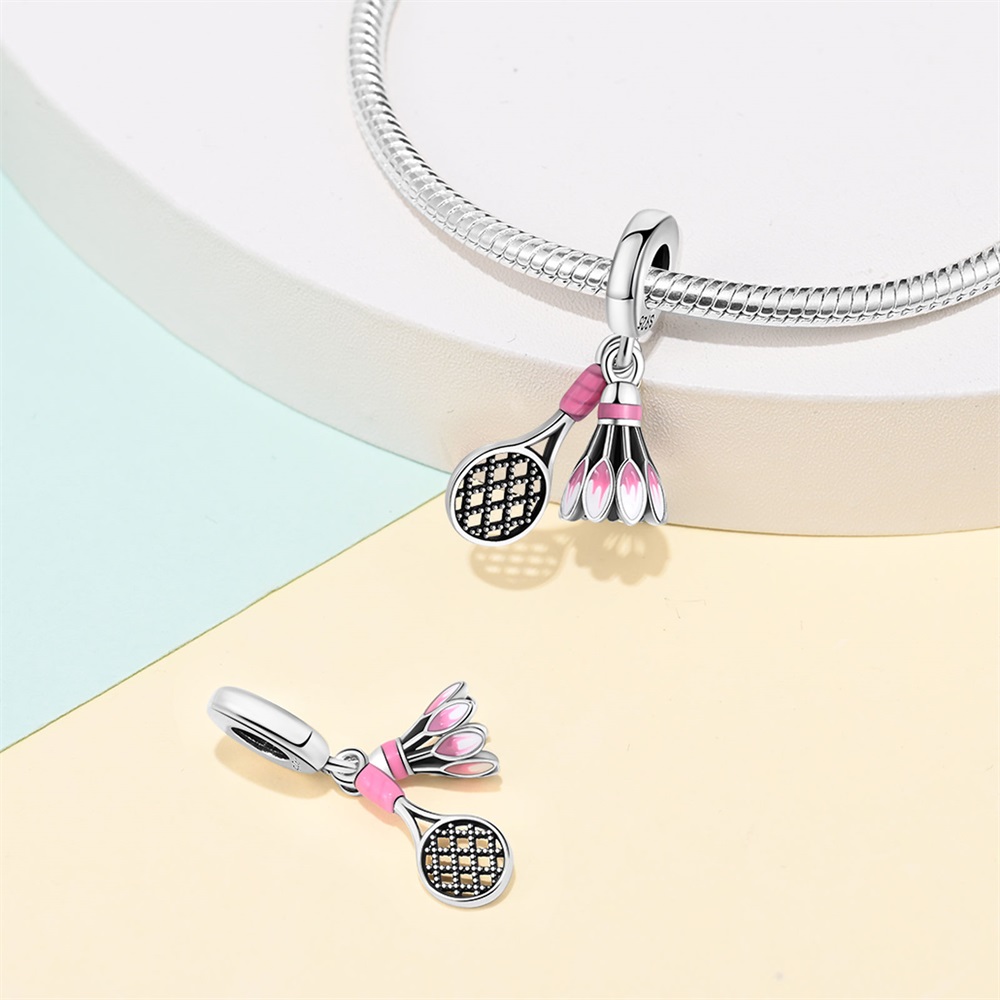 Plated 925 Silver Sports Badmi - Badminton Date ulasan dan harga