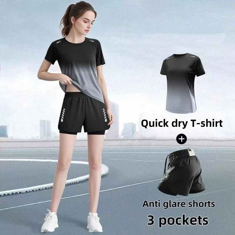 Women's sportswear set, runnin - Badminton Aesthetic ulasan dan harga