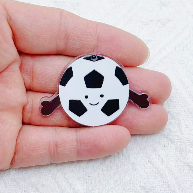 10Pcs Acrylic rugby football b - Badminton Date ulasan dan harga
