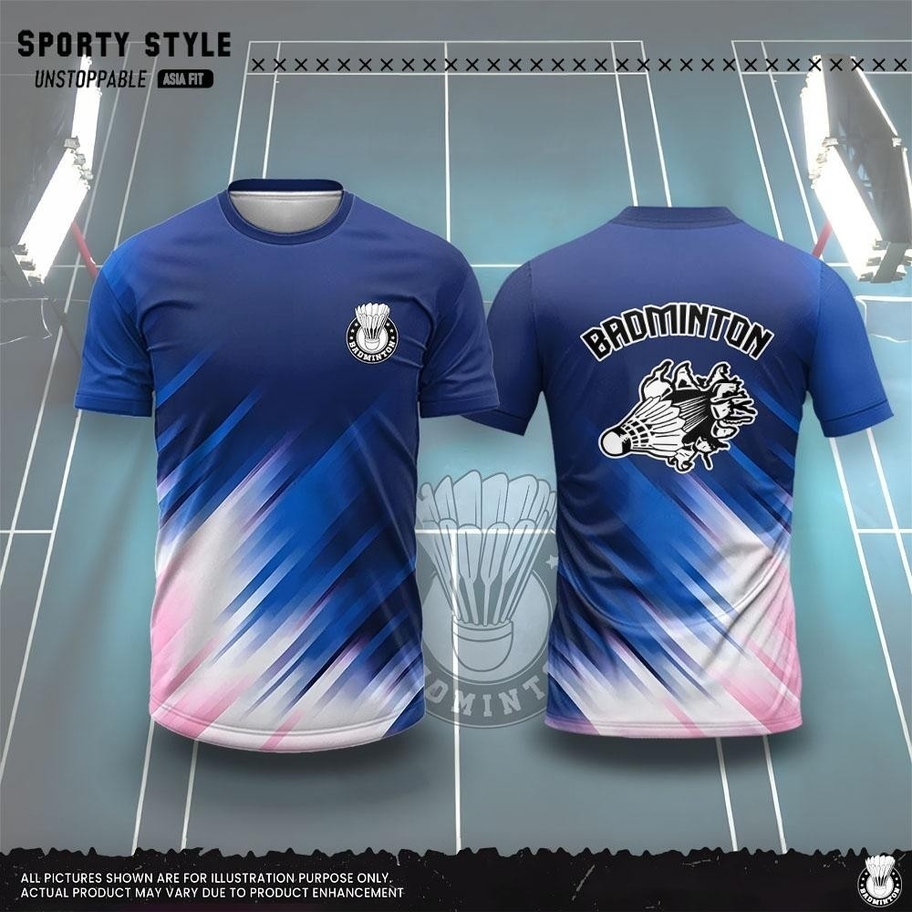 Men's Clothing Fashion 3D Prin - Badminton Aesthetic ulasan dan harga