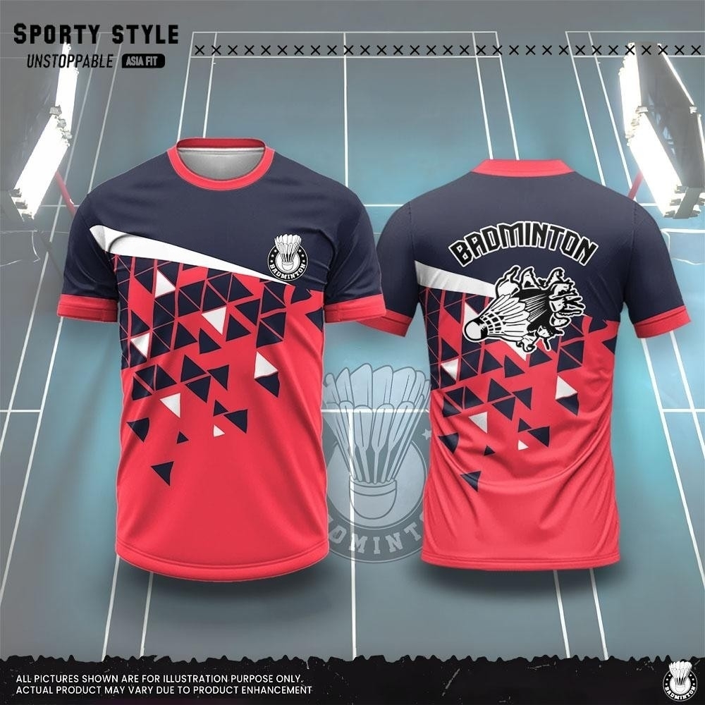 Men's Clothing Fashion 3D Prin - Badminton Aesthetic ulasan dan harga