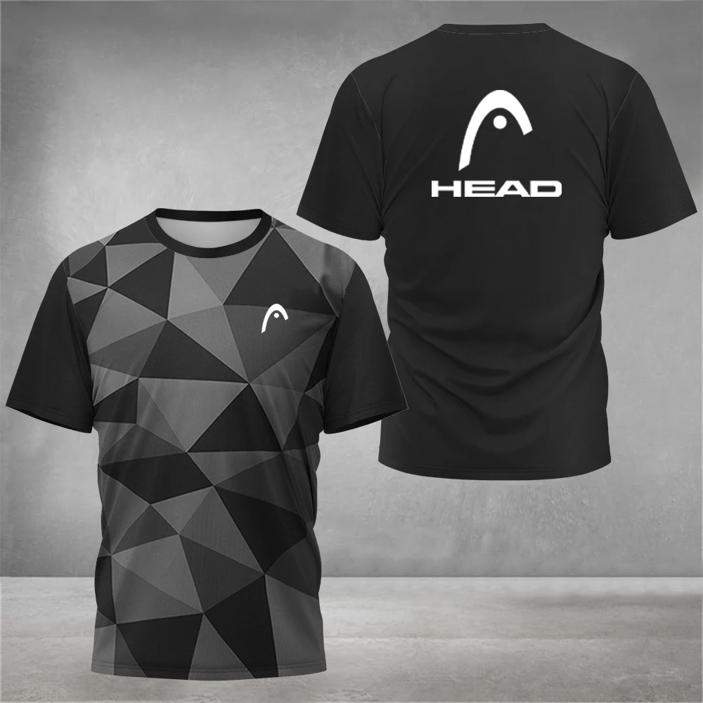 Summer Breathable Mens T Shirt - Badminton Aesthetic ulasan dan harga