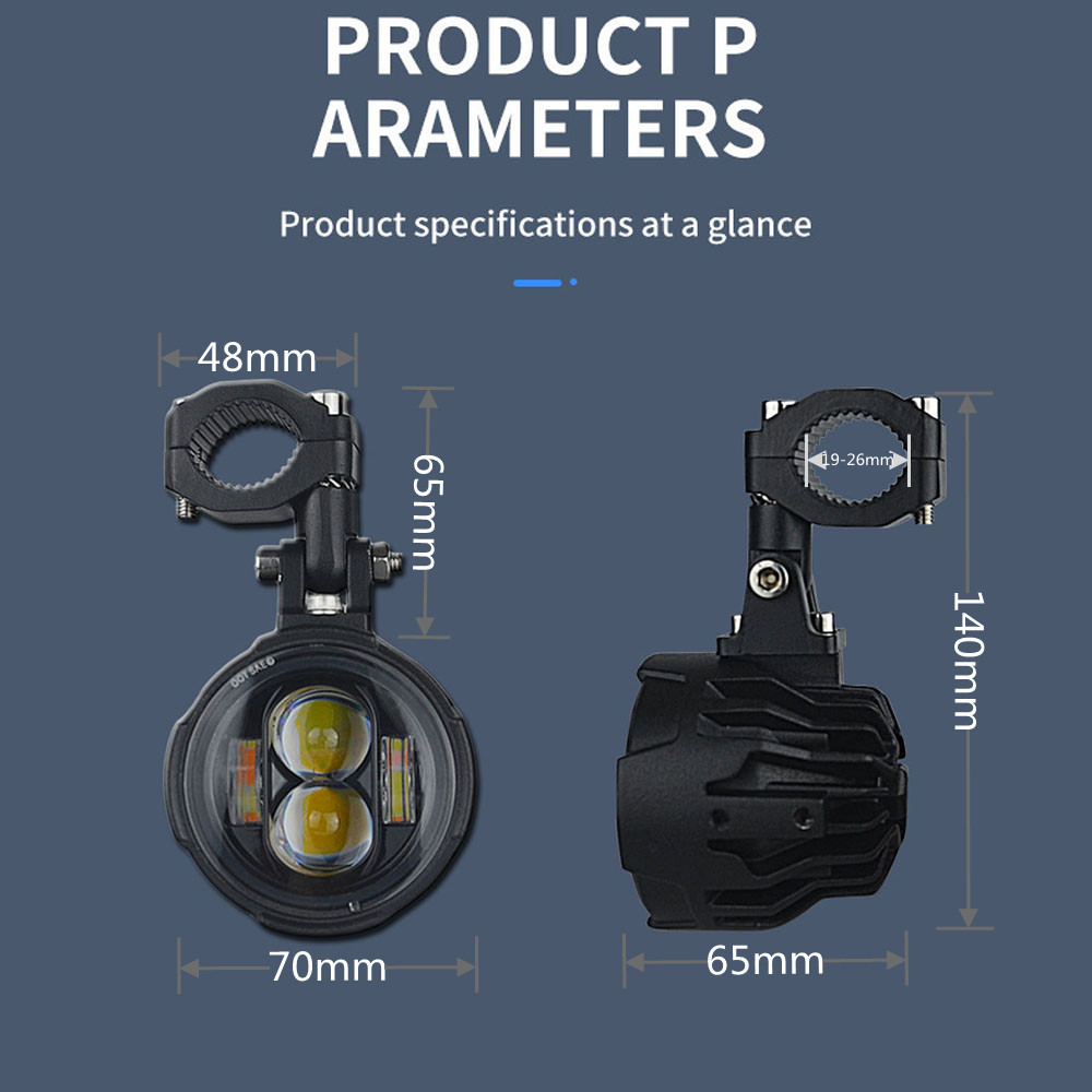 E-Mark Motorcycle Headlight Fo - Badminton Flash ulasan dan harga