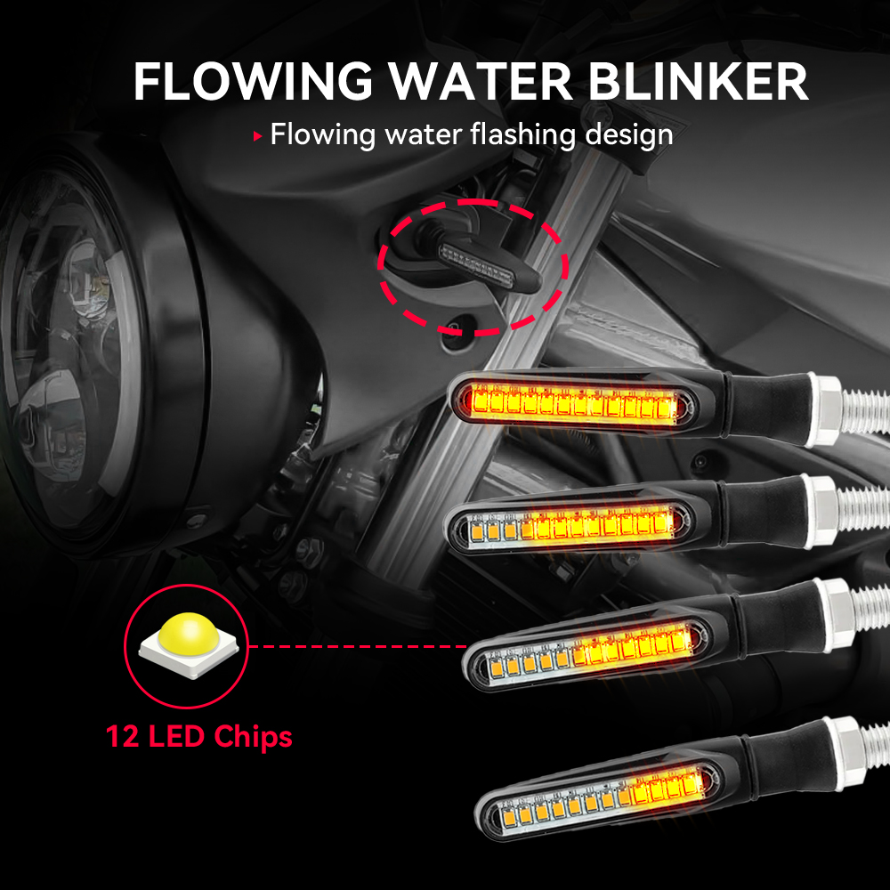 Motorcycle Led Turn Signals Di - Badminton Flash ulasan dan harga