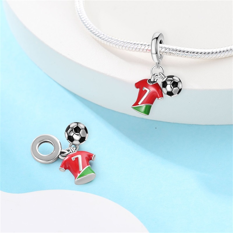 Fashion 925 Silver Football Je - Badminton Aesthetic ulasan dan harga